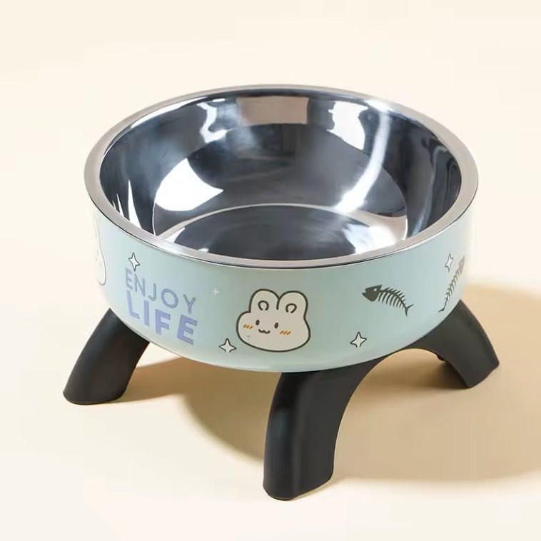 Gamelle chat surelevee gamelle couleur bleu