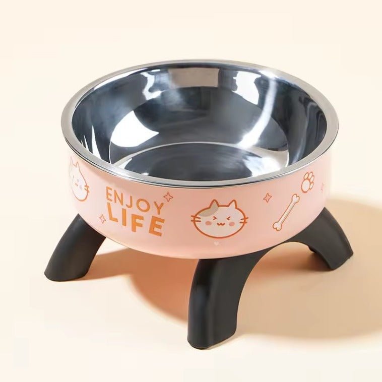 Gamelle chat surelevee gamelle couleur rose