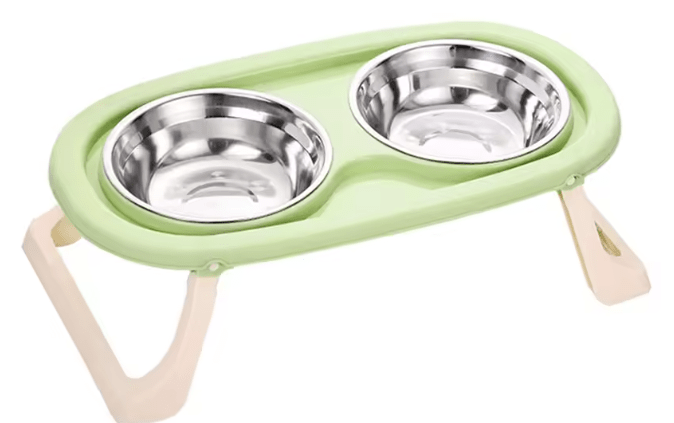 Gamelles chat couleur vert anis