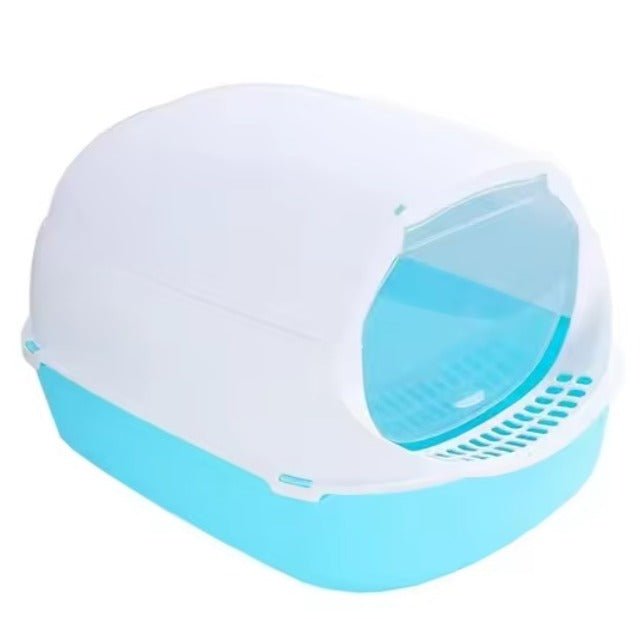 Litière bac chat bac couleur turquoise