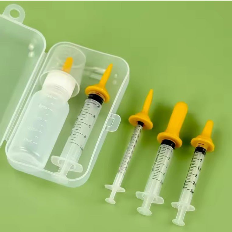 Biberon pour chatons presentation kit couleur jaune