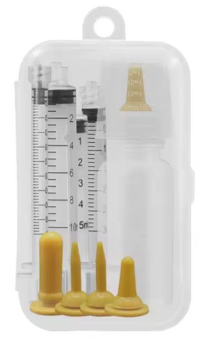 Biberon pour chatons kit couleur jaune
