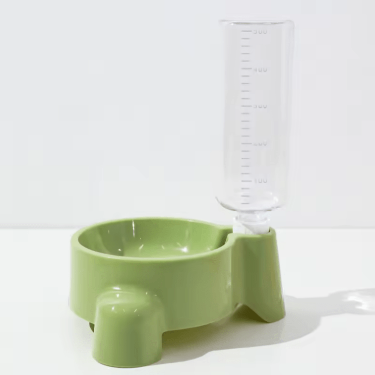 Distributeur eau chat couleur vert