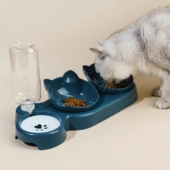 Gamelle Chat | DualHydroBowlâą - Patte et Moustache