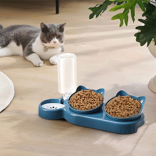 Gamelle Chat | DualHydroBowlâą - Patte et Moustache