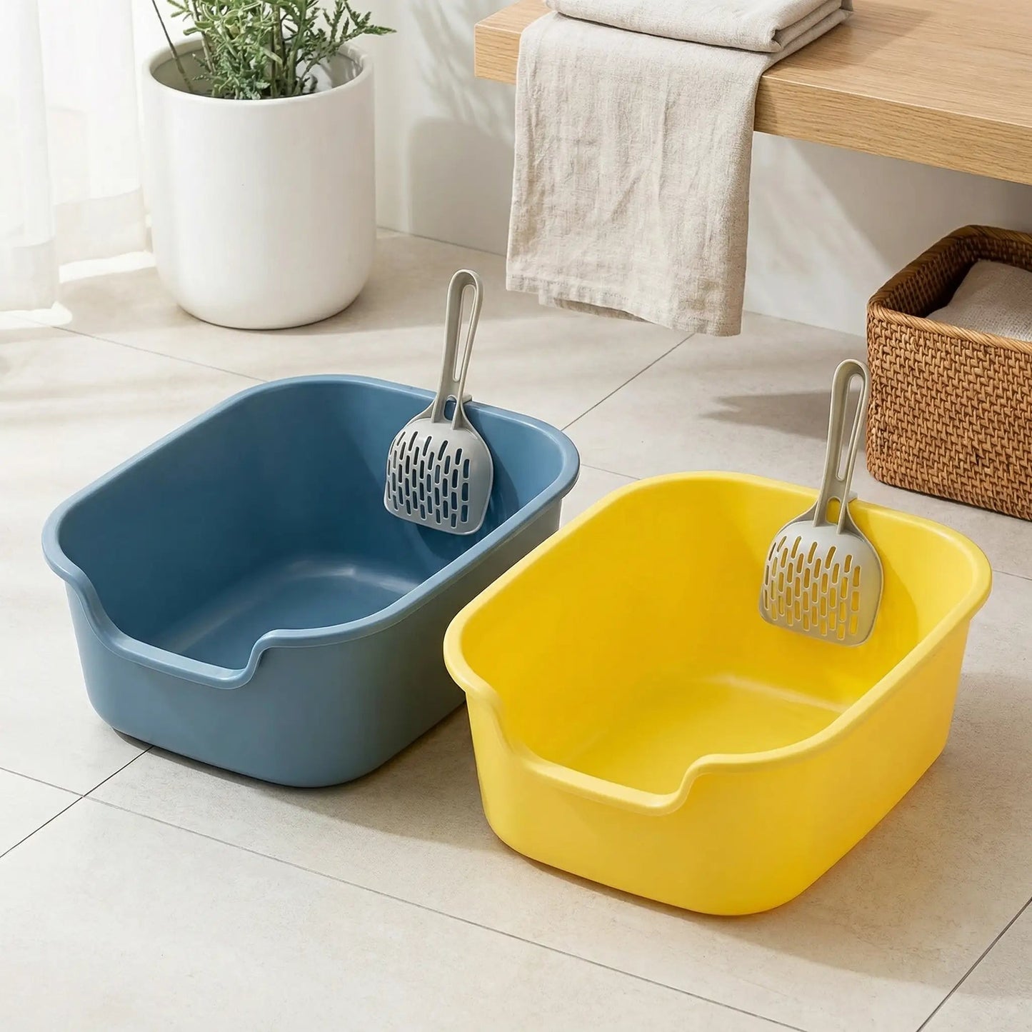 Pelle à litière pour chat rangement