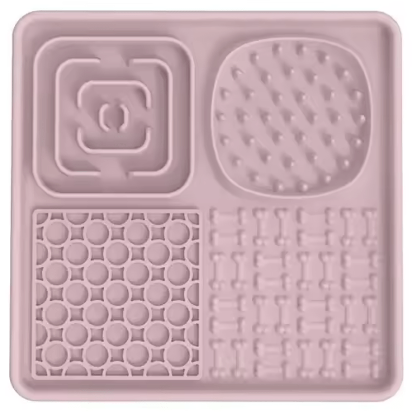 Tapis de lechage couleur rose