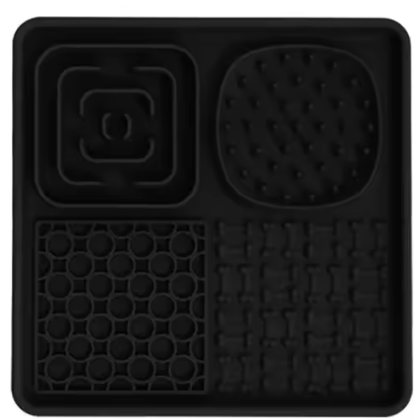 Tapis de lechage couleur noir