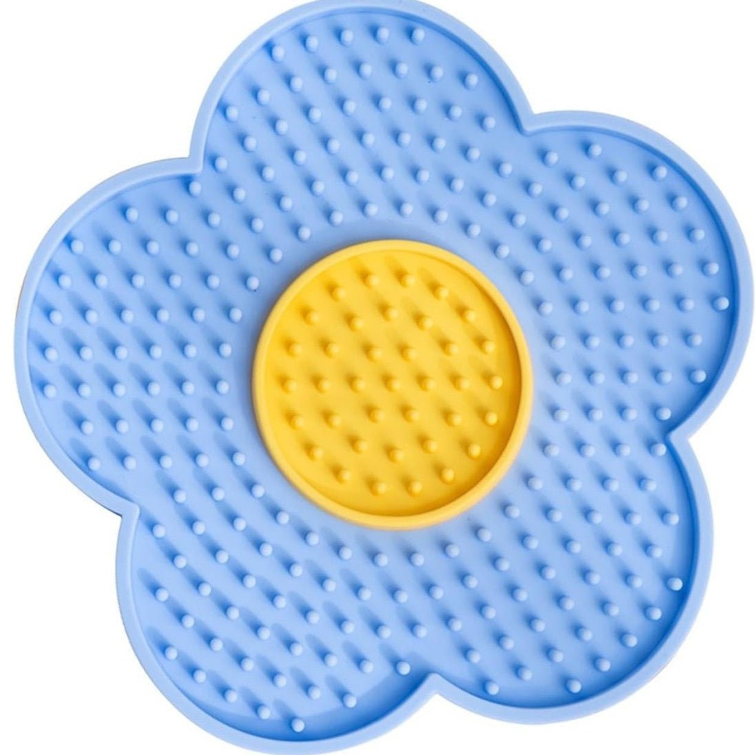 Tapis de lechage couleur bleue