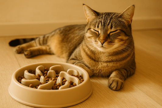 Gamelle chat anti glouton: le choix malin pour vos félins - Patte et Moustache