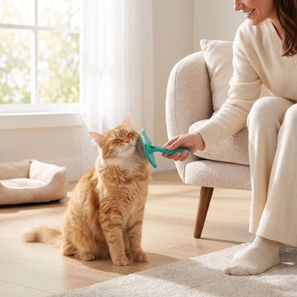 Brosse pour chat à poil long chat frotte brosse