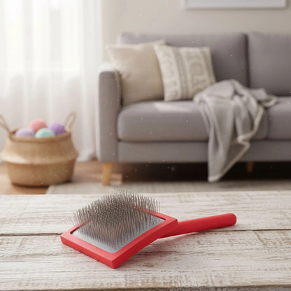 Brosse pour chat à poil long ergonomie et confort
