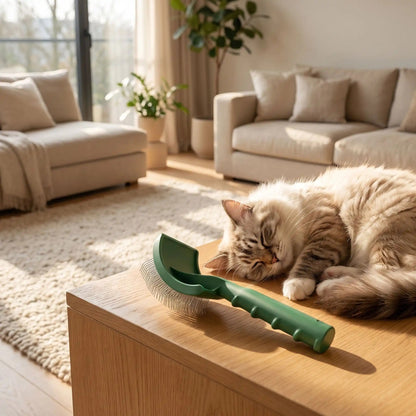 Brosse pour Chat Poil Long | Démêlante Douceur™