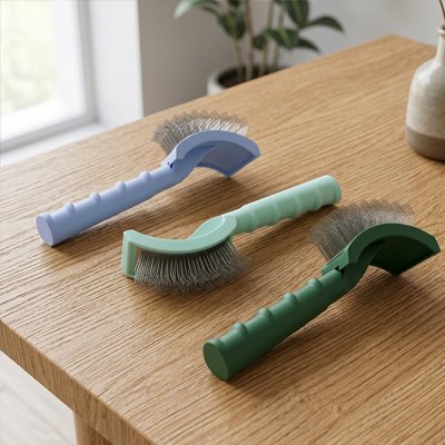 Brosse pour chat poil long​ différentes couleurs 