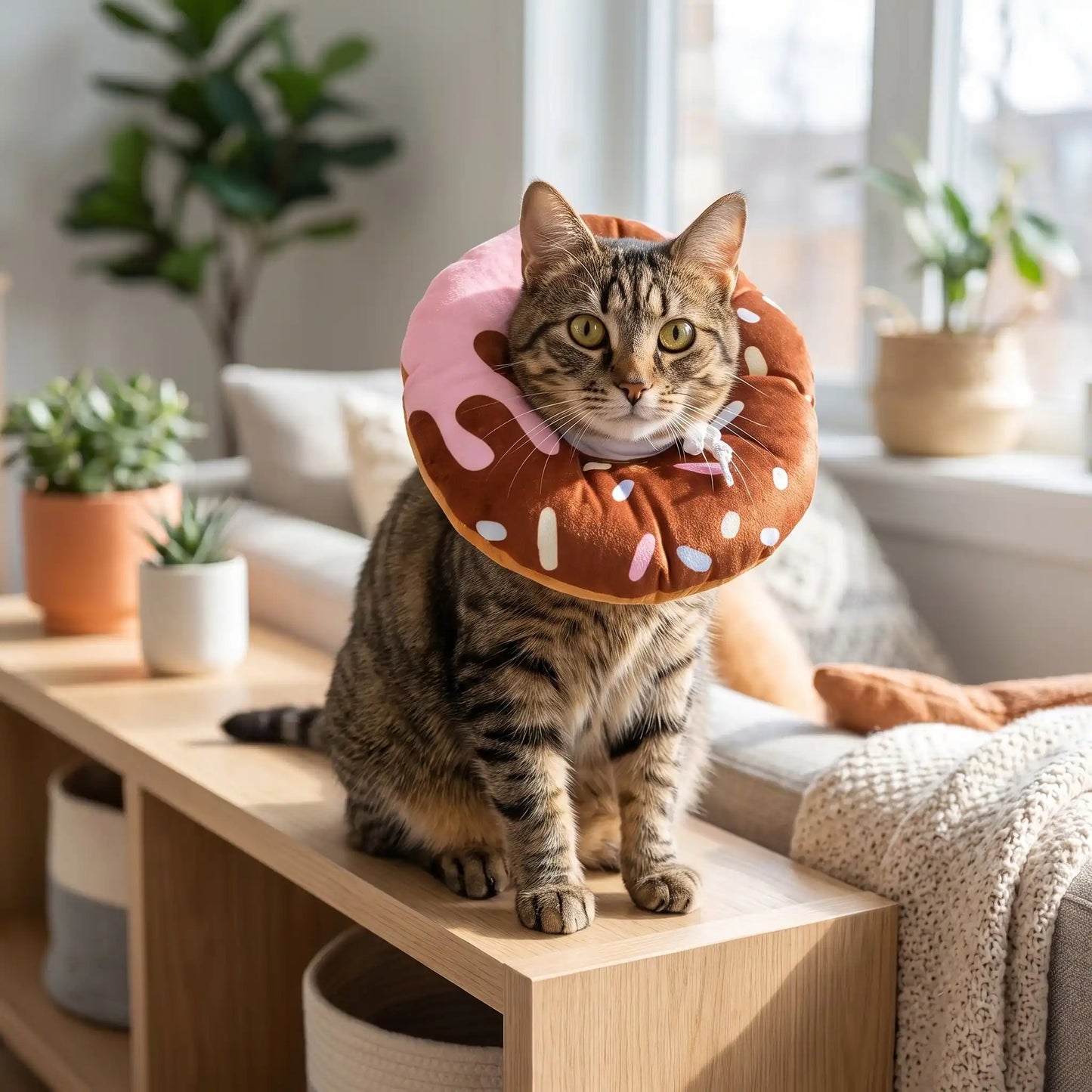 Collerette chat gonflable design et elegante