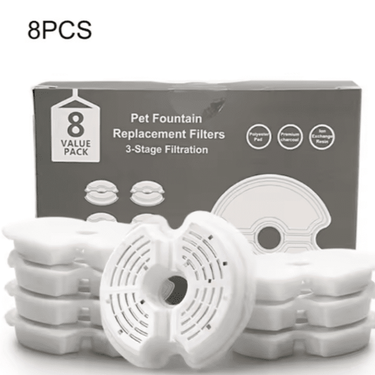 Filtre fontaine à eau chat filtres 8 pieces