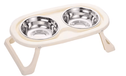 Gamelles chat couleur beige