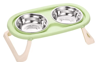 Gamelles chat couleur vert anis