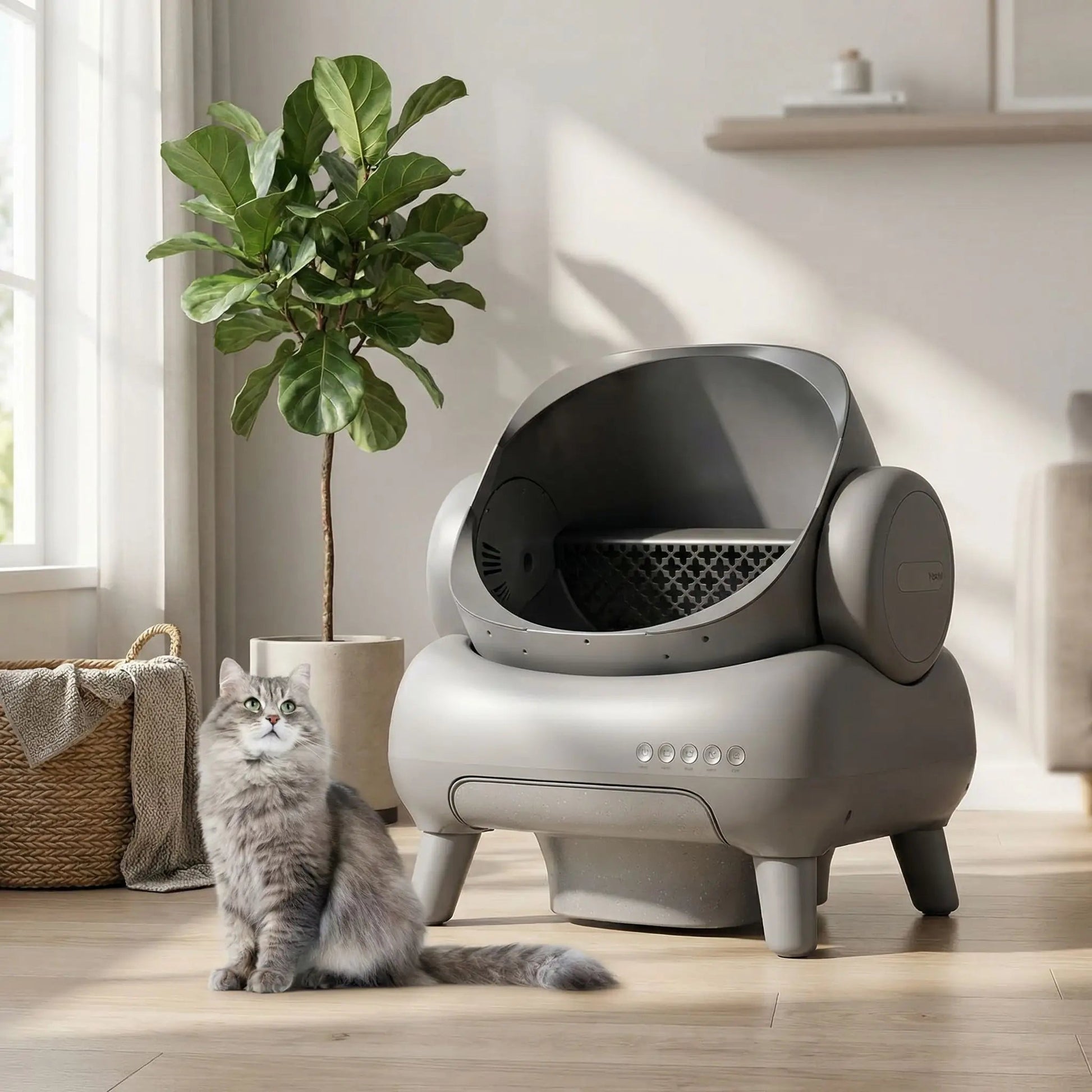 Litière automatique chat presentation