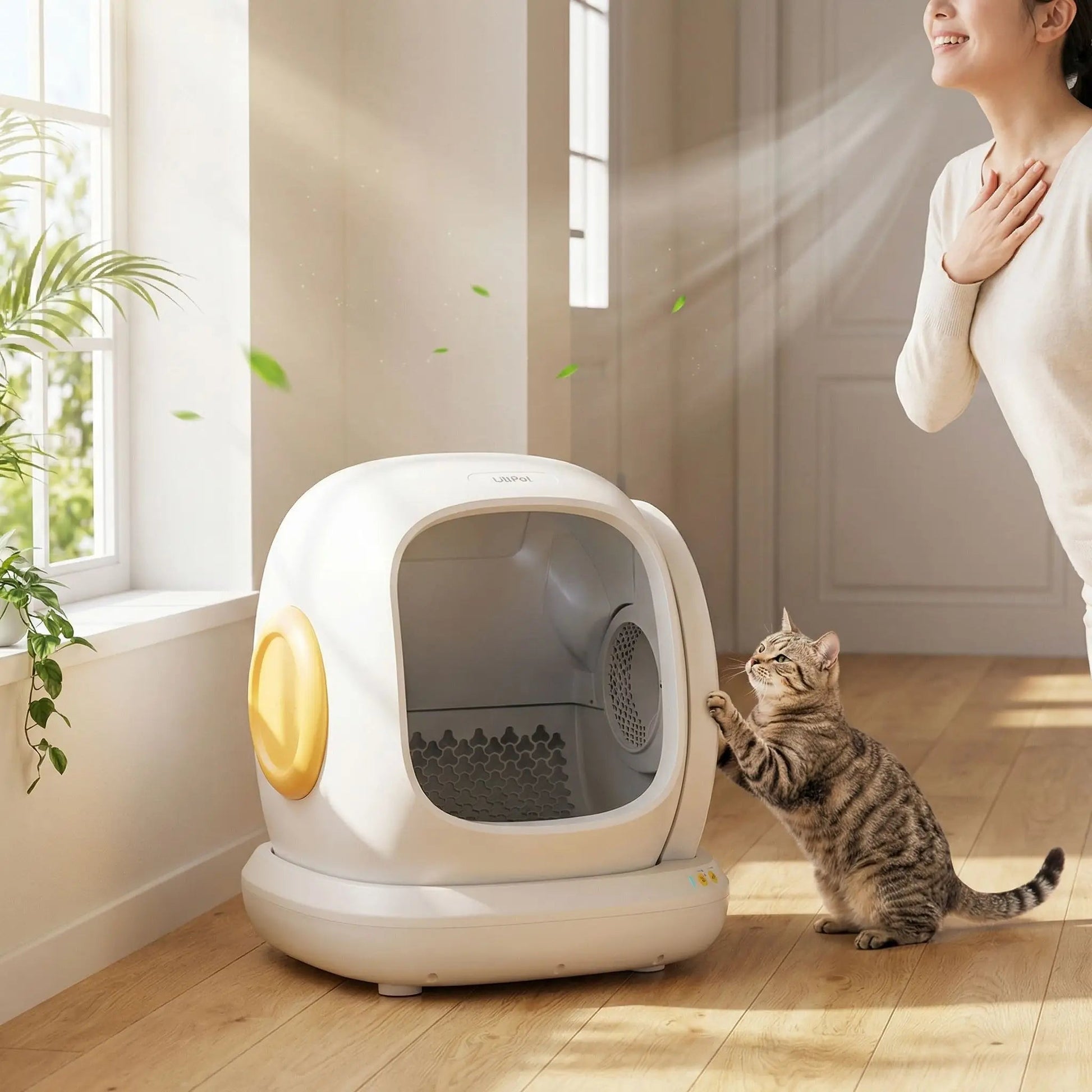 Litière automatique pour chat aire frais agréable