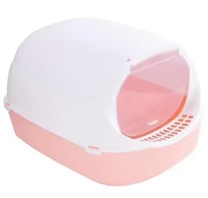 Litière bac chat bac couleur rose