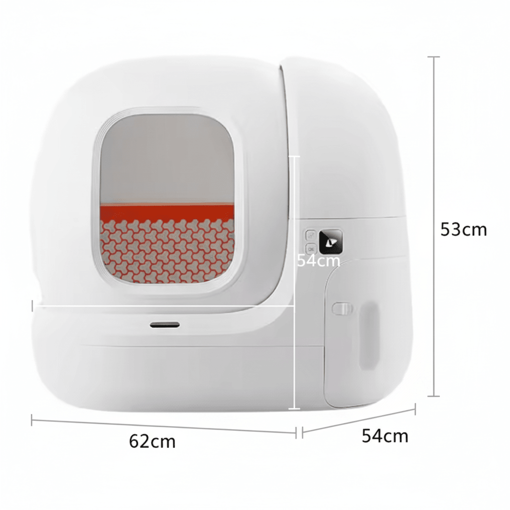 Litière chat autonettoyante mesure