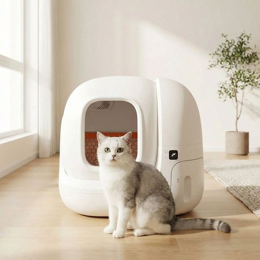 Litière chat autonettoyante présentation 