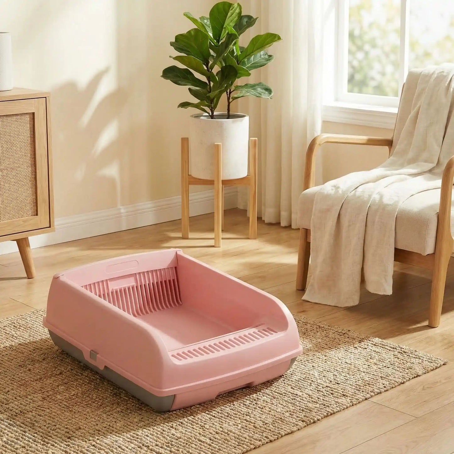 Litière chat semi automatique présentation