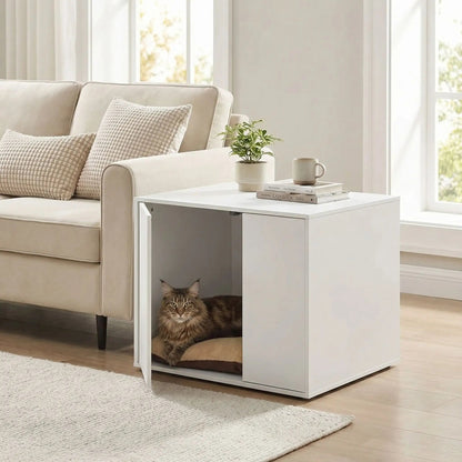 Litière meuble chat endroit apaisant