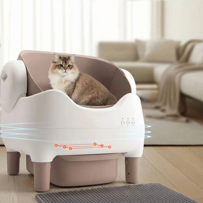 Litière pour chats autonettoyante système intelligent