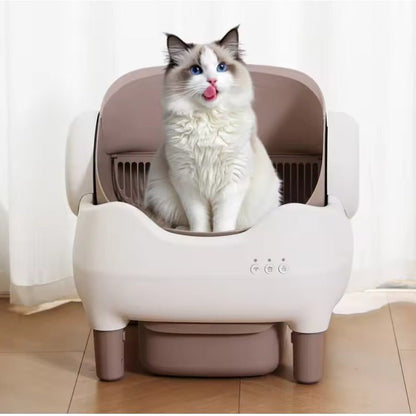 Litière pour chats autonettoyante tranquilite d'esprit