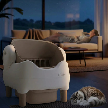 Litière pour chats autonettoyante ultra silencieux