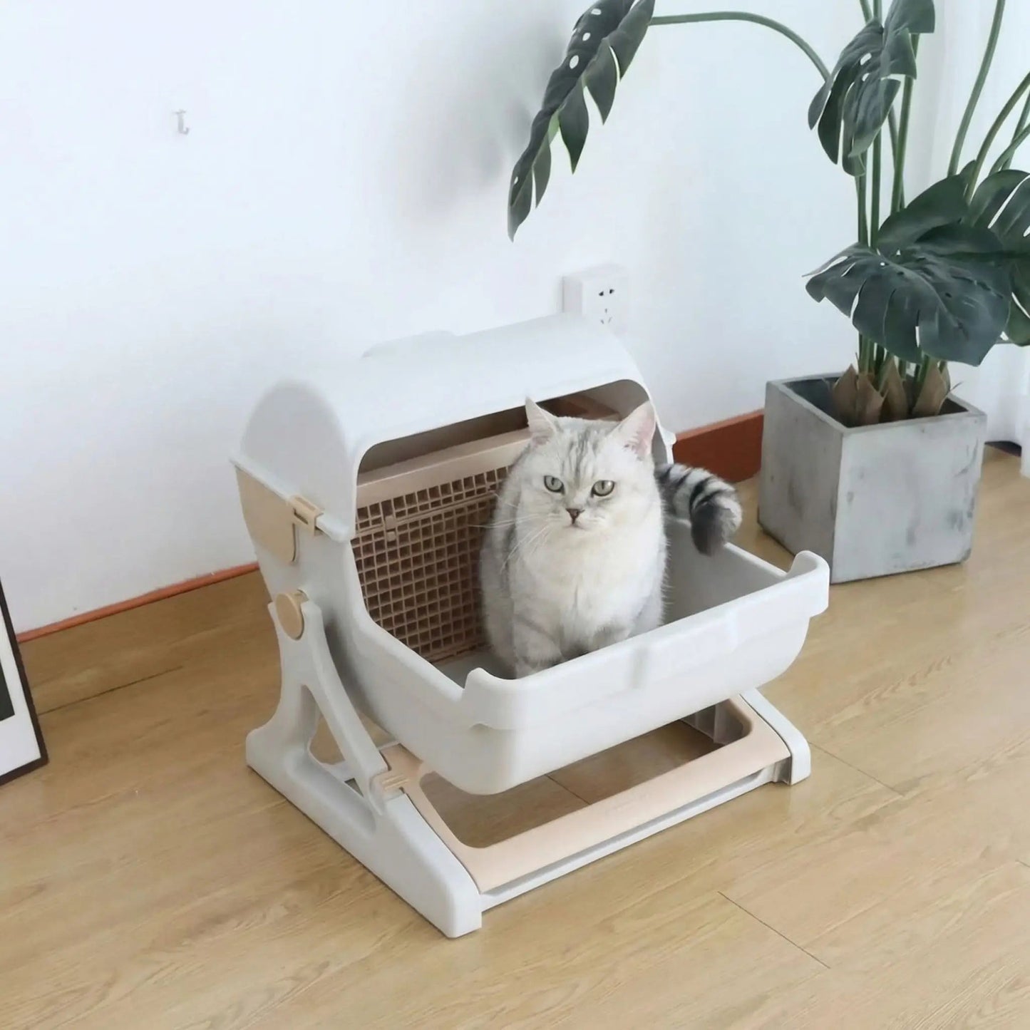 Litière semi automatique présentation