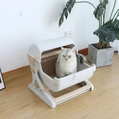 Litière semi automatique présentation