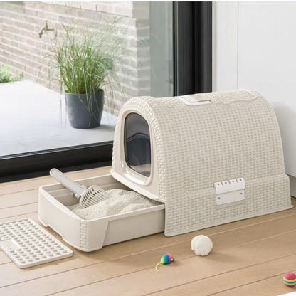 Maison de toilette chat fini les corvees