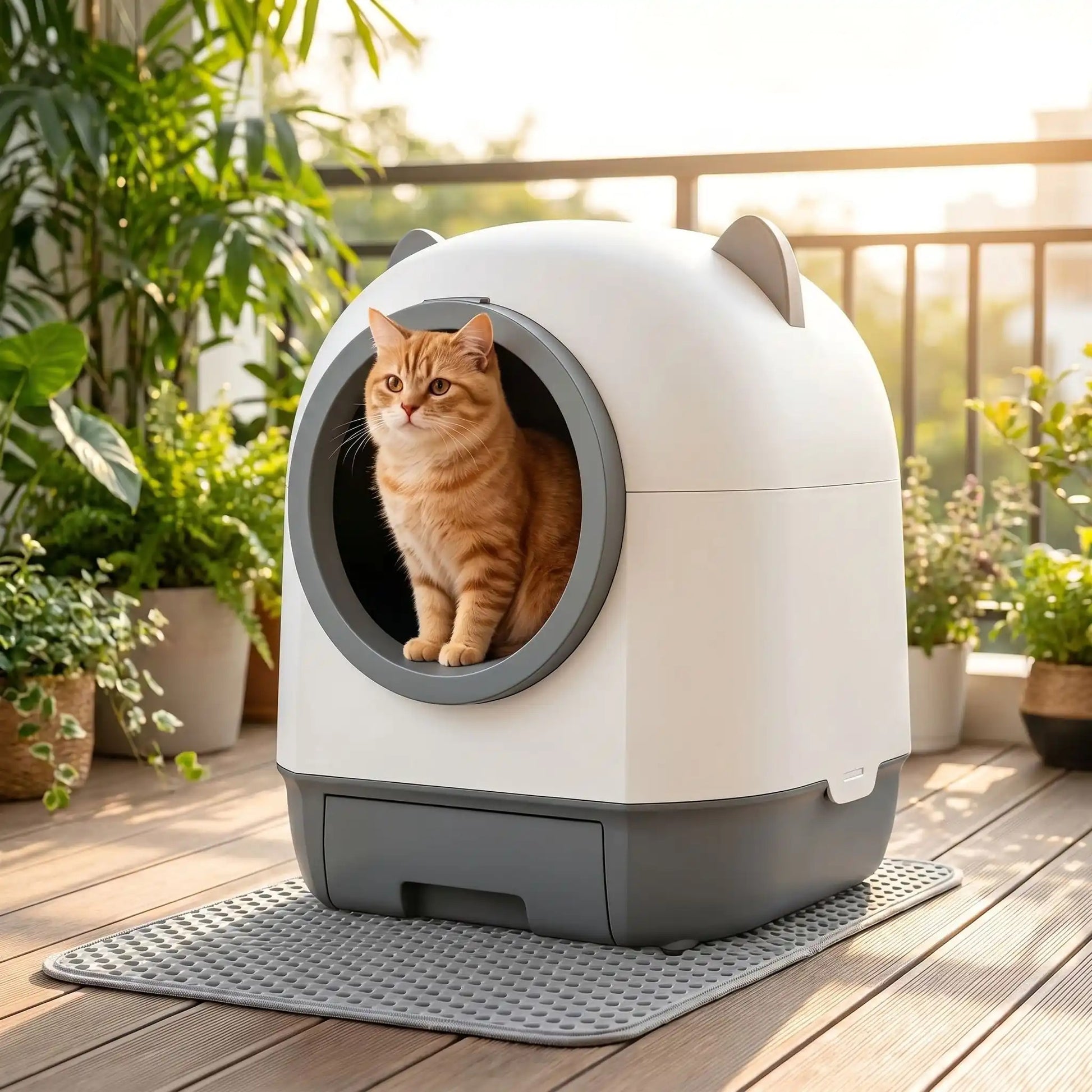 Maison de toilette pour chat autonettoyante transforme votre quotidien