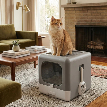 Maison de toilette pour chat confort