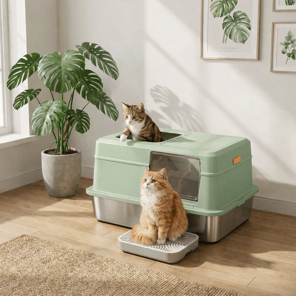 Maison de toilette pour chat xxl confort