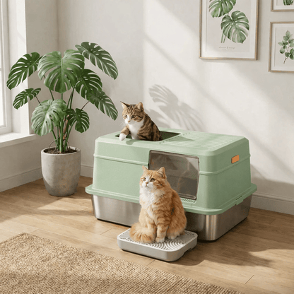 Maison de toilette pour chat xxl confort
