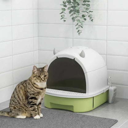 Maison toilette chat nettoyage sans effort