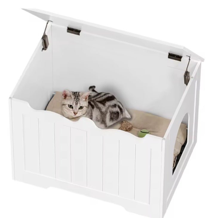 Meuble litière pour chat présentation