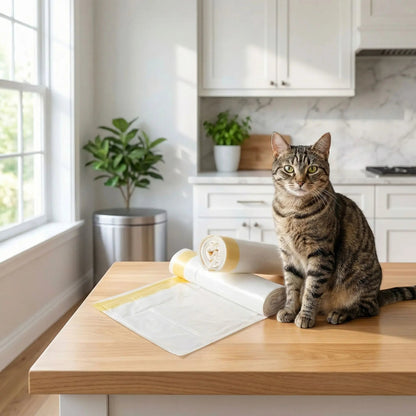 Sac à litière pour chat présentation