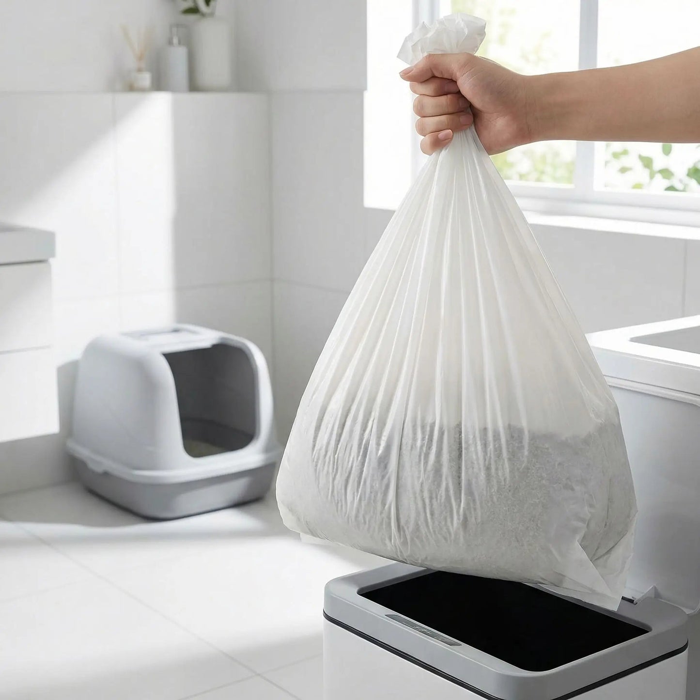 Sac à litière pour chat resistance