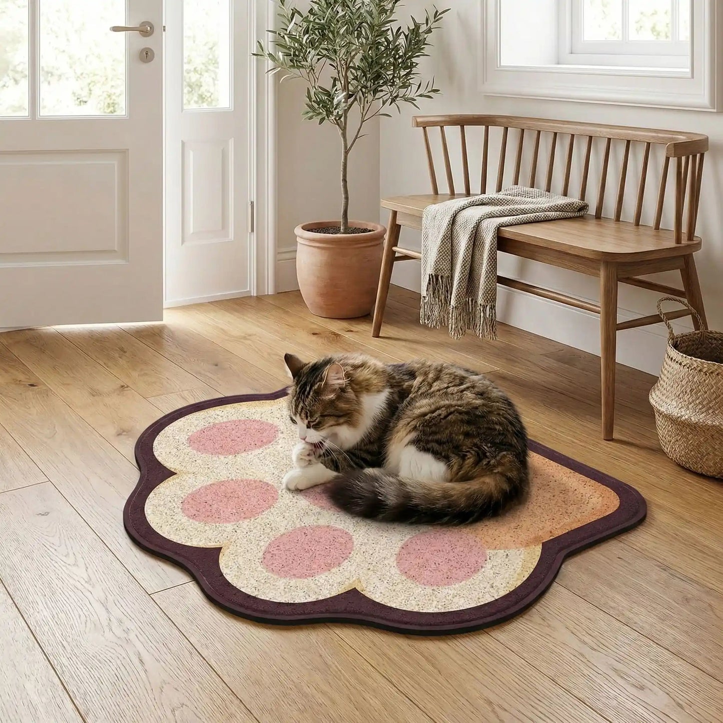 Tapis de litière chat confortable
