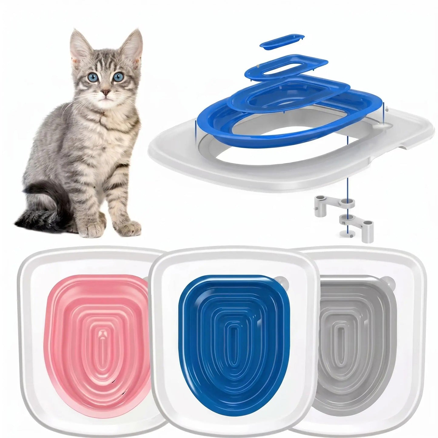 Toilette chat autonettoyante différents coloris