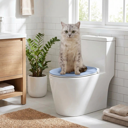 Toilette pour chat apprentissage