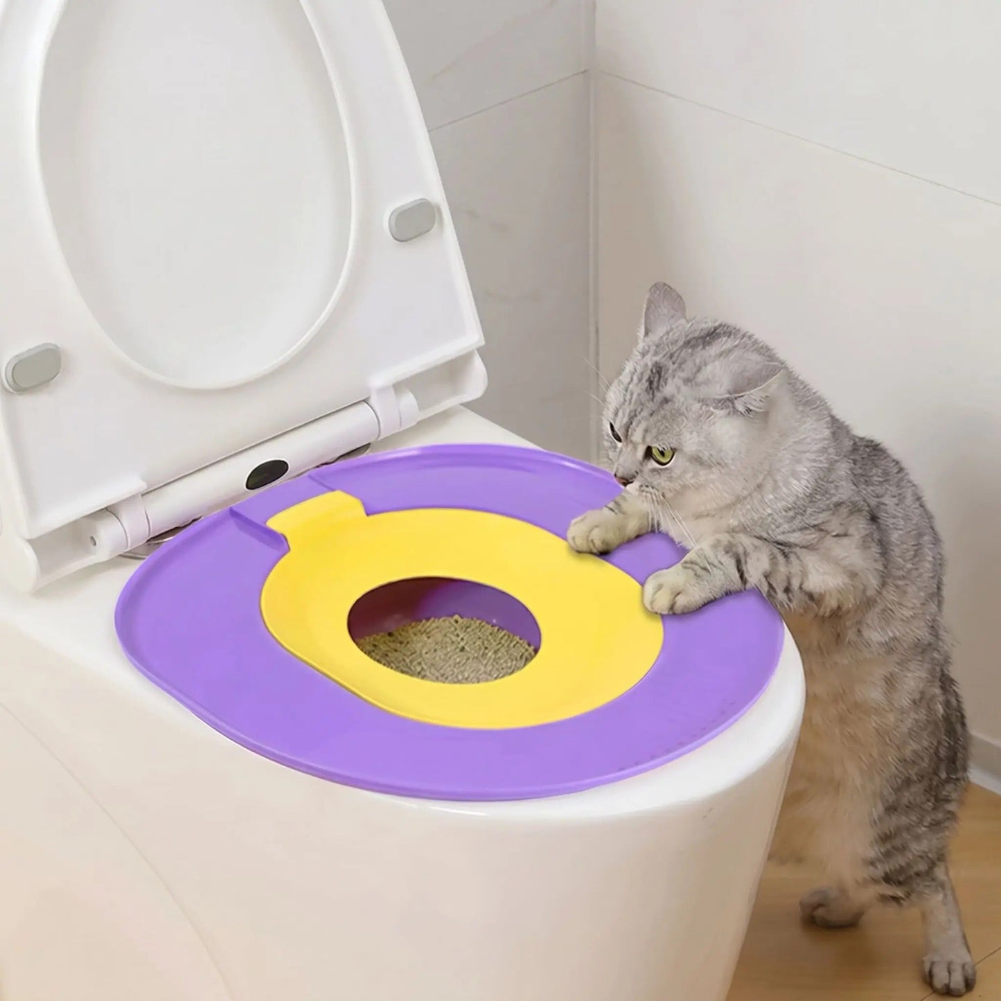 Toilette pour chat facilité d'entretien