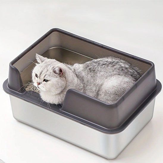 Bac à litière pour chat chat couche dans bac