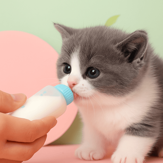 Biberon pour chatons personne donne biberon lait chaton 