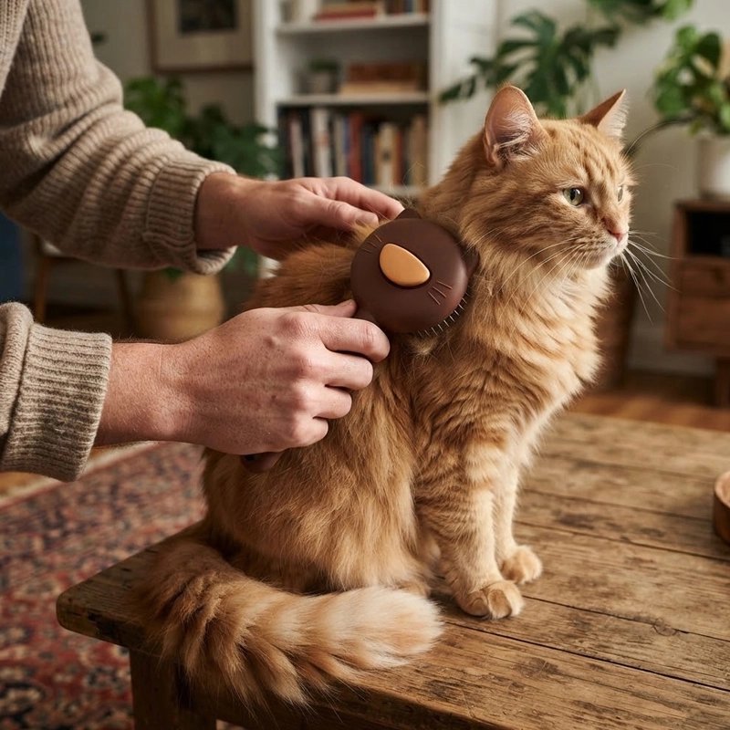 Brosse a chat bonne prise en main quotidienne